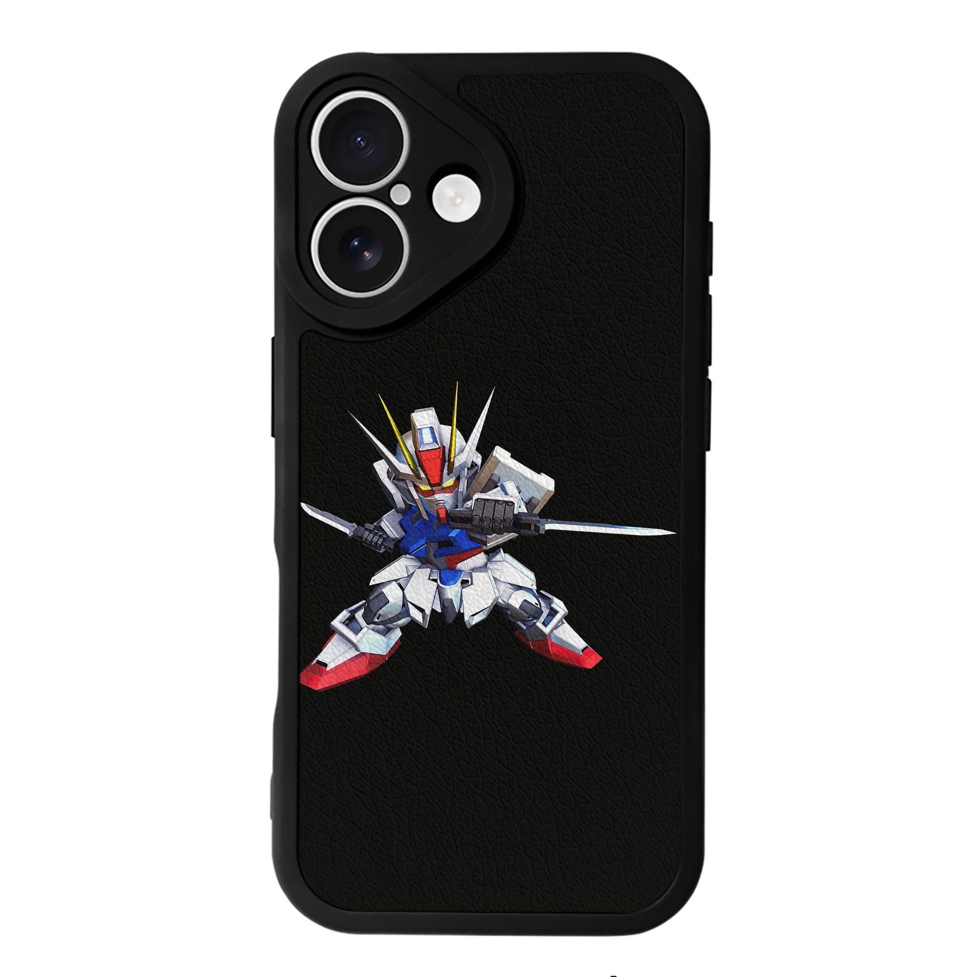（画像用） 機動戦士ガンダム Mobile Suit Gundam 【iPhone 16シリーズ対応】シリコンスマホケース（レザー調） 材質：シリコン